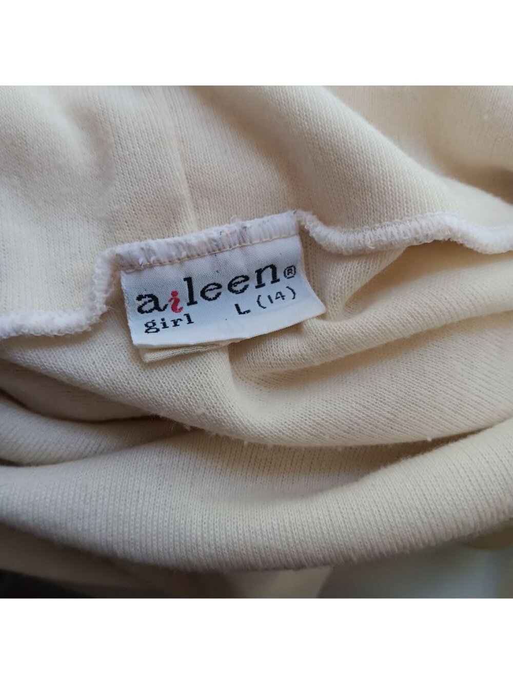 True Vintage Turtleneck Top Small 1970's Aileen Girl Single Stitch Girls 14